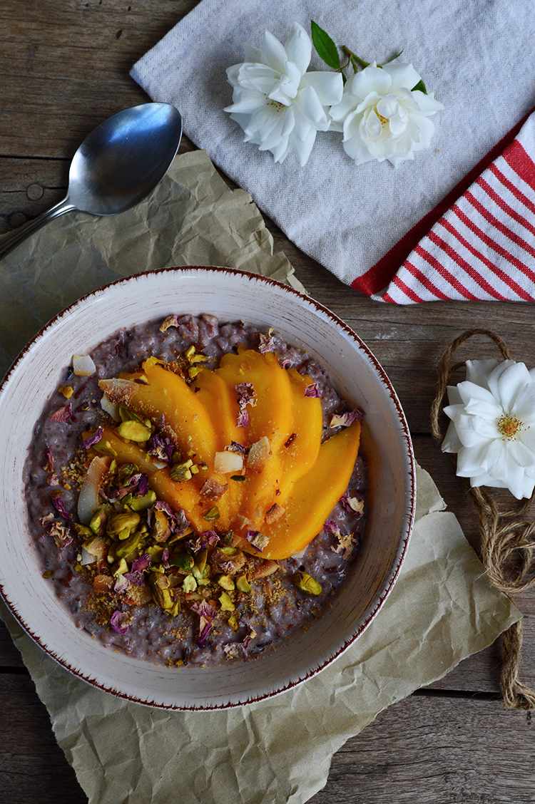 Feathers & Figs Wild Rice Summer Pudding