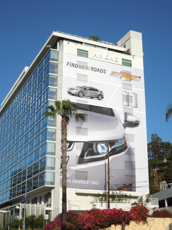 Giant Chevrolet Find New Roads billboard Giant Chevrolet Find New Roads billboard