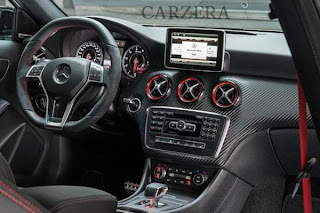 Mercedes A45 AMG interior view