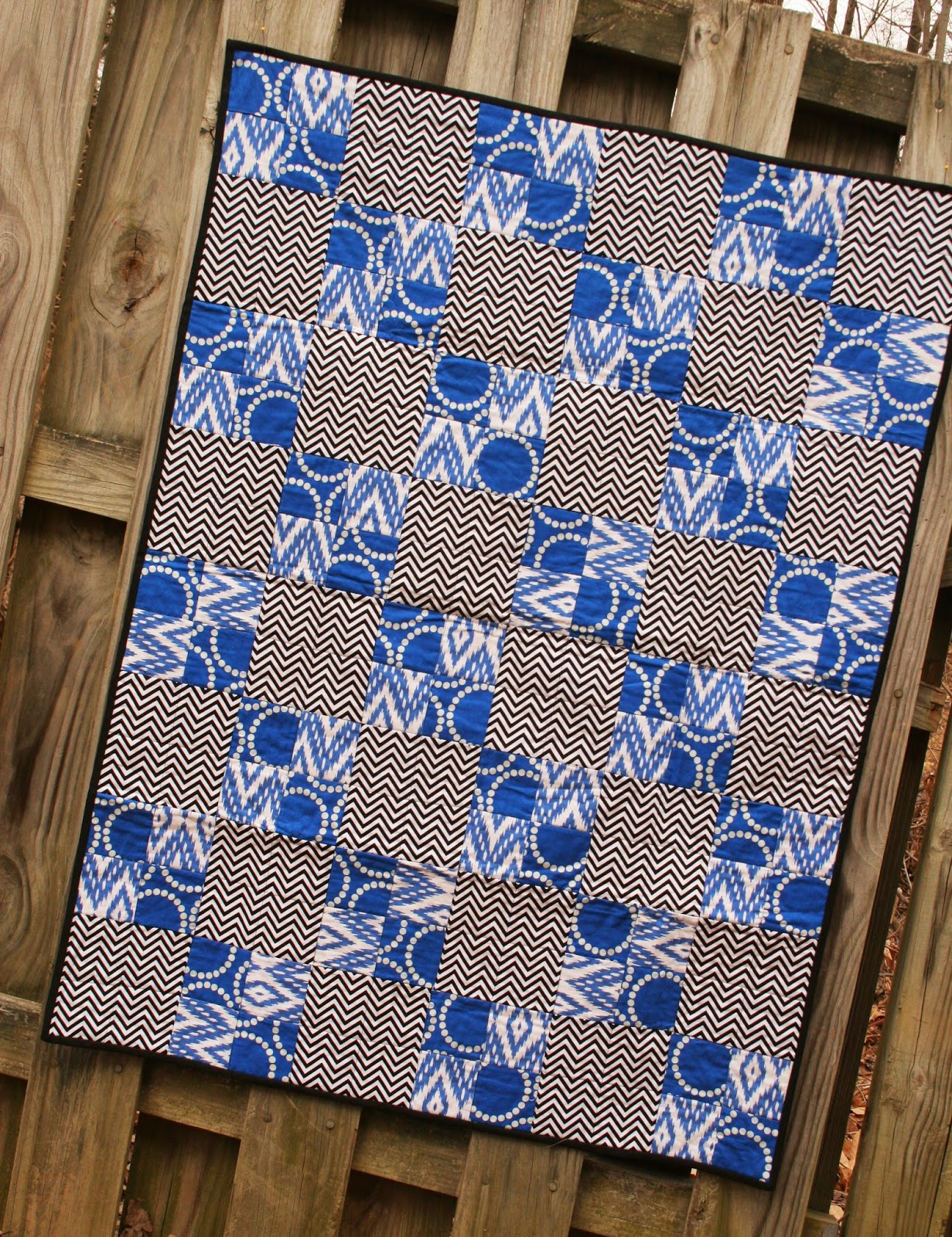 Quilt Story Modern Baby Boy Quilt
