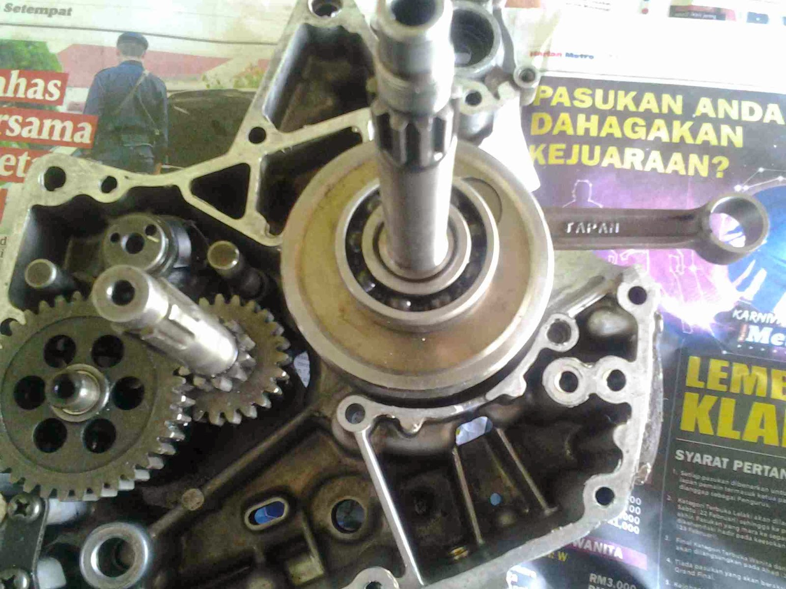 (VIDEO) MODENAS KRISS 110 PISTON KANCIL