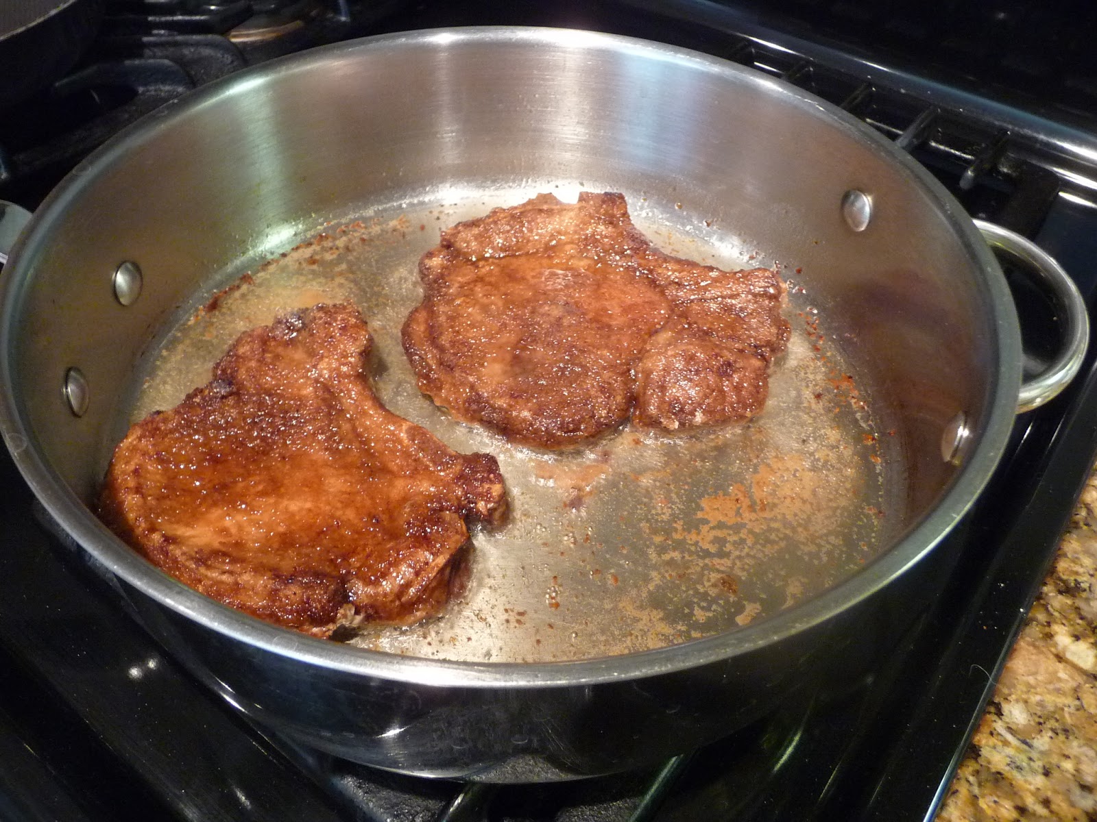 The Red Gingham Soy Sauce Pork Chops