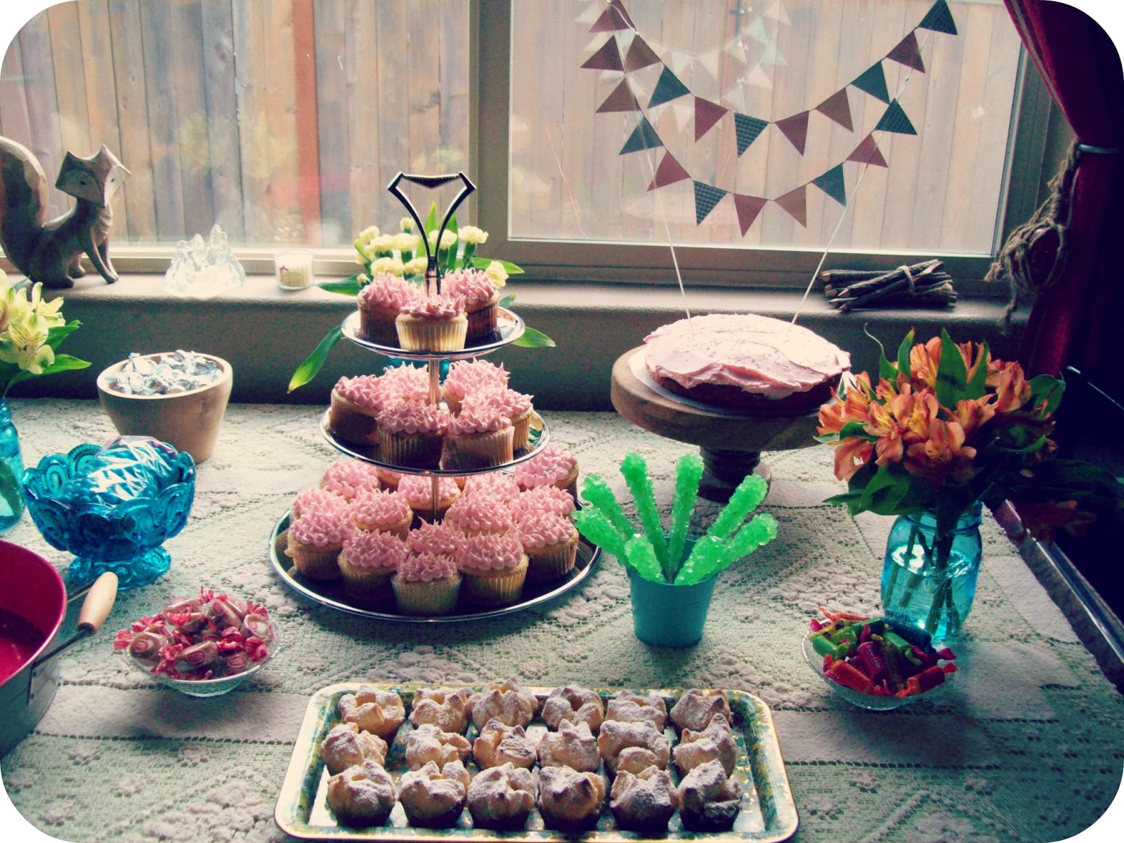 April's Homemaking A Vintage Floral Bridal Shower Luncheon