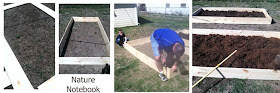 Nature Notebook: Planning a Summer Garden Day #2: Building Garden Boxes