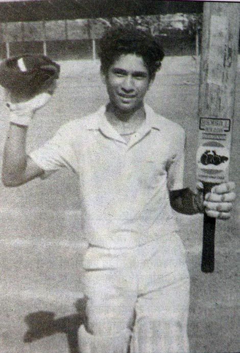 Photos of Sachin Tendulkar as a young kid - Part 2