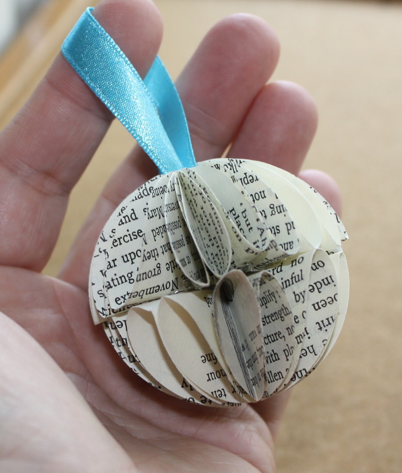 Rhymes With Magic Yet Another Paper Ball Ornament Tutorial