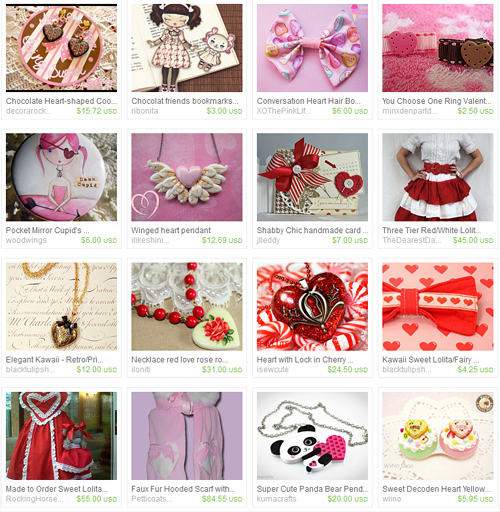I created this Etsy treasury list full of cute gift ideas for your lolita 