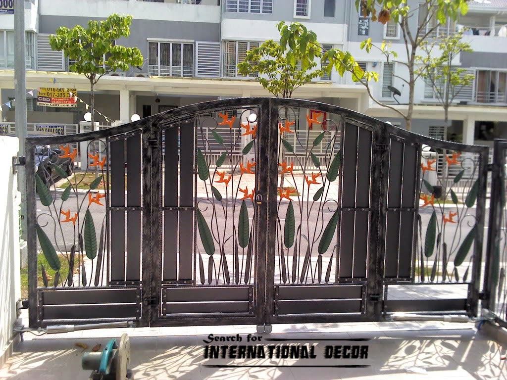 Choice of gate designs for private house and garage