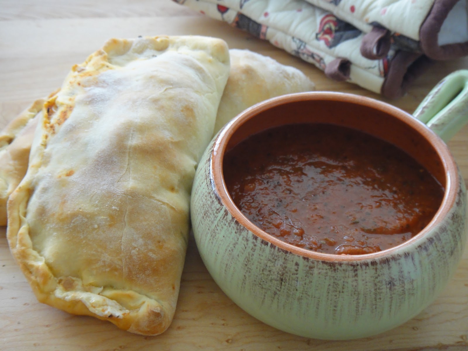 My Simple Cuisine Pizza calzone z warzywami, szynką i serem mozzarella