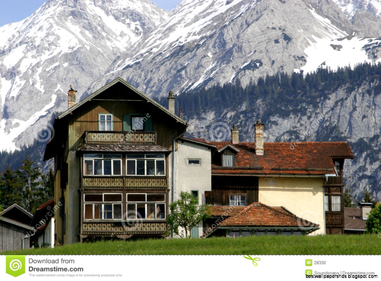 Austrian House In Mountains Stock Photo Image 28330 Austrian House In Mountains Stock Photo Image 28330