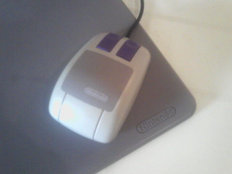 Mi Colección de Videojuegos. Mario Paint, Pad y Mouse Nintendo (Super