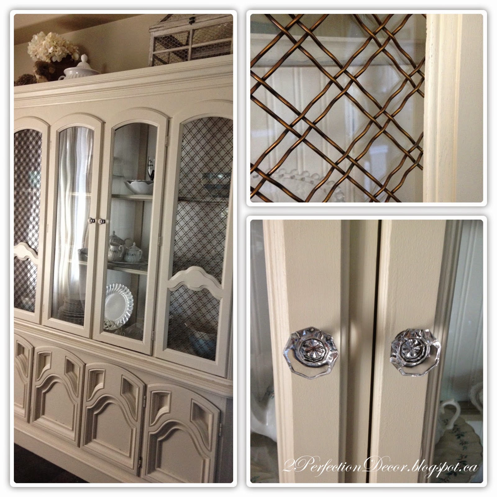 2Perfection Decor Dining Hutch Before & After Reveal