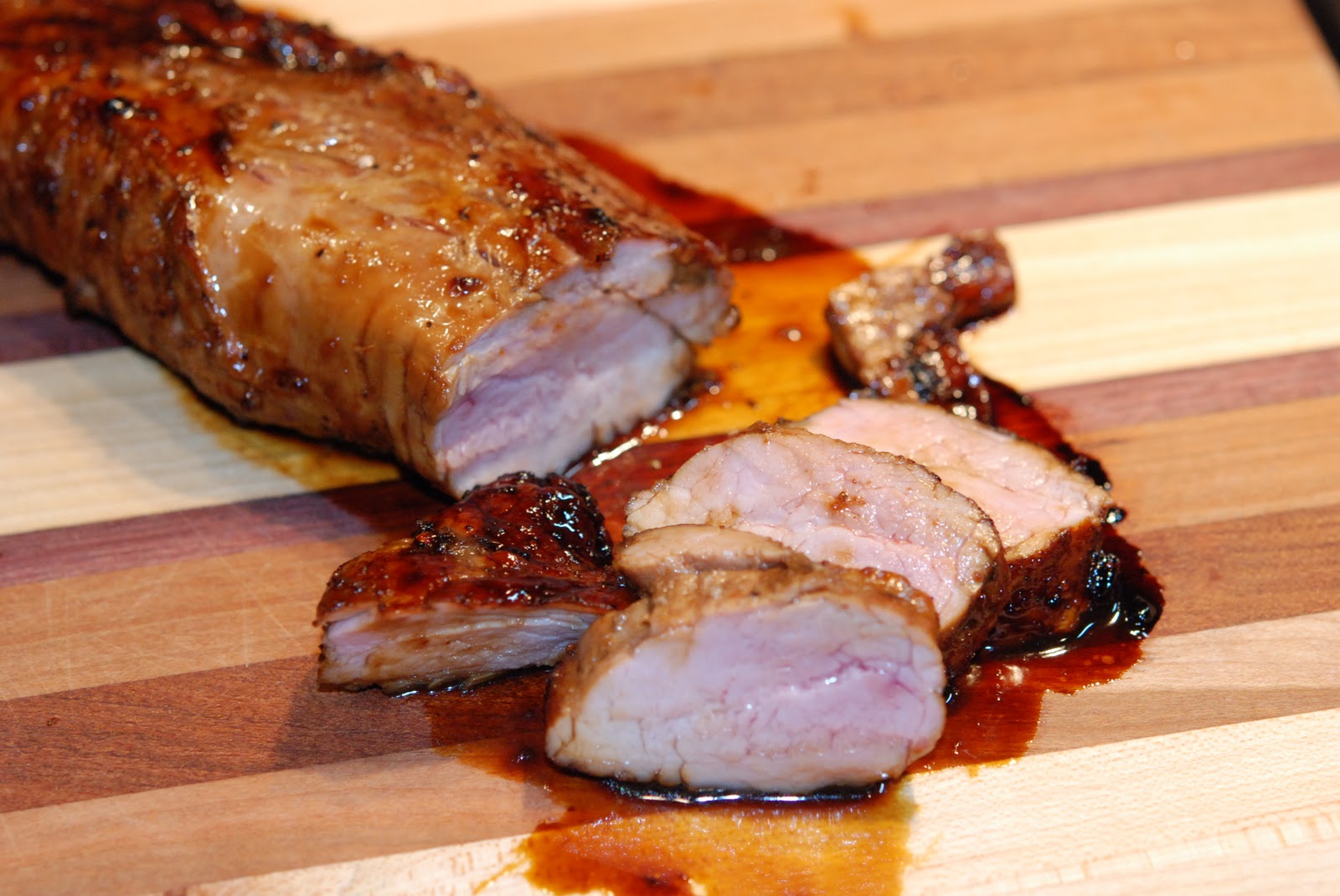 marys bites Grilled HoneyGinger Pork Tenderloin