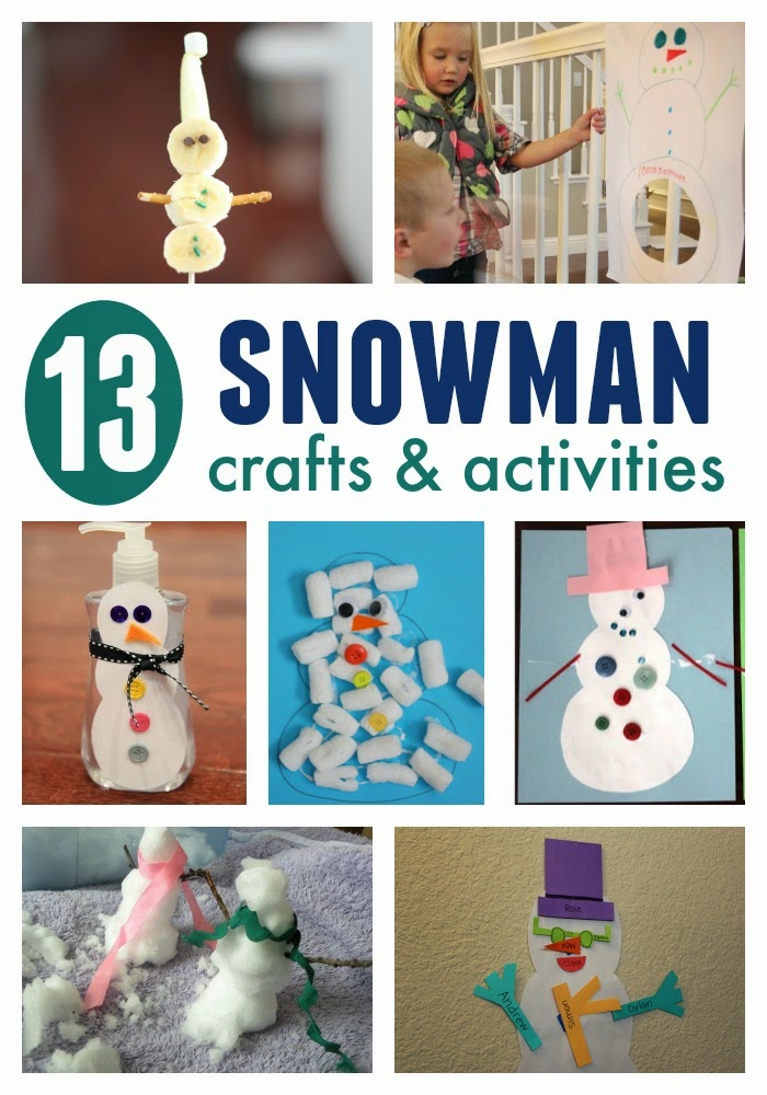 Toddler Approved!: 13 Snowman Crafts & Activities for Kids