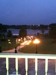 The Gazebo ready for a night wedding