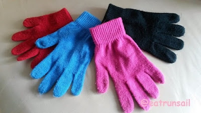 Colorful gloves