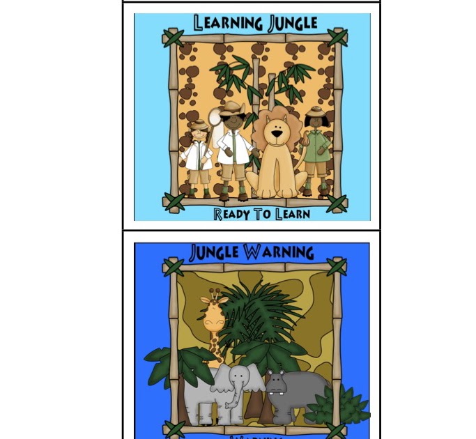 Kindergarten Kiosk Clip Chart or Pocket Chart Behavior Management