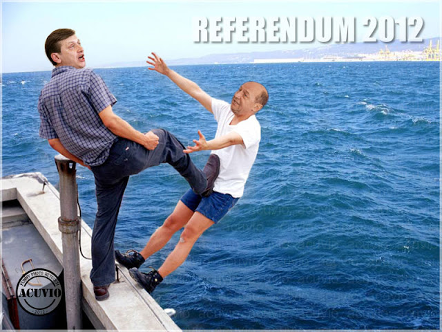 Funny image Crin Antonescu vs Traian Băsescu Referendum