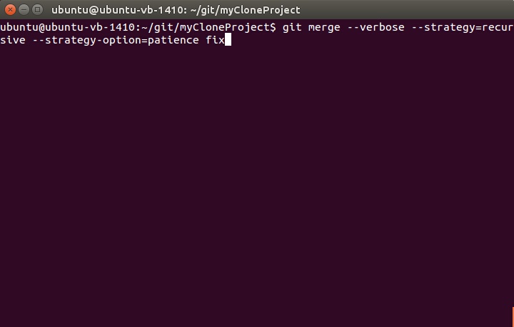 Git merge with strategy recursive failed