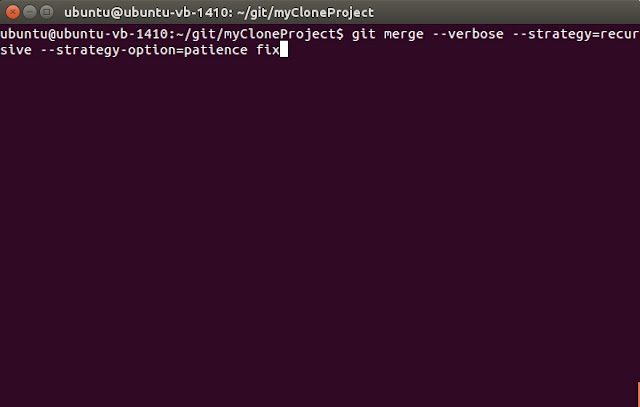 Git merge with strategy recursive failed