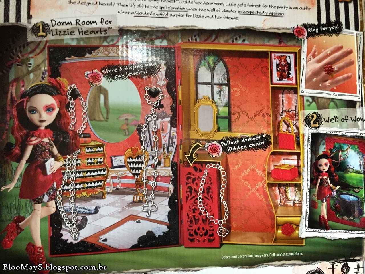 Spring Unsprung Book Lizzie Hearts - Ever After High 