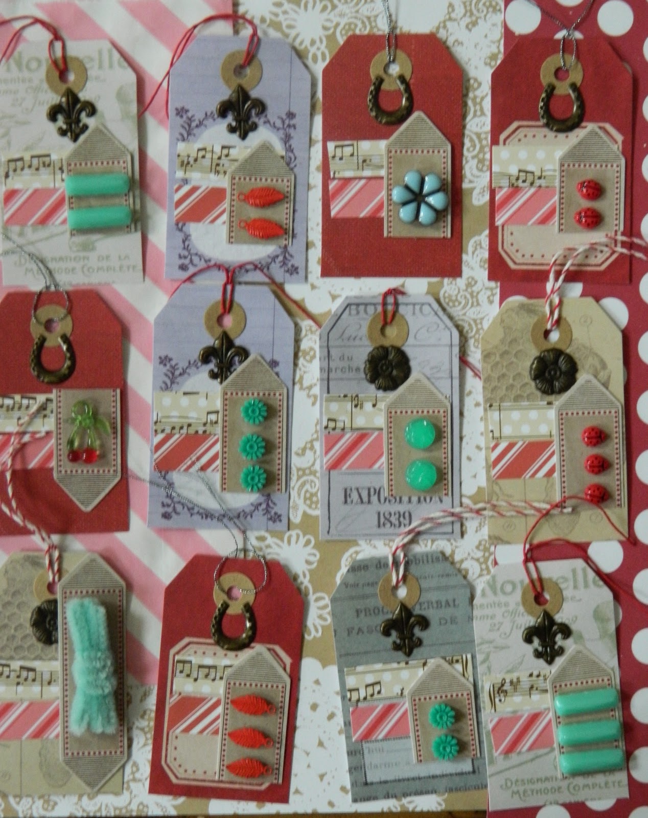 the vintage umbrella Gift wrapping kit