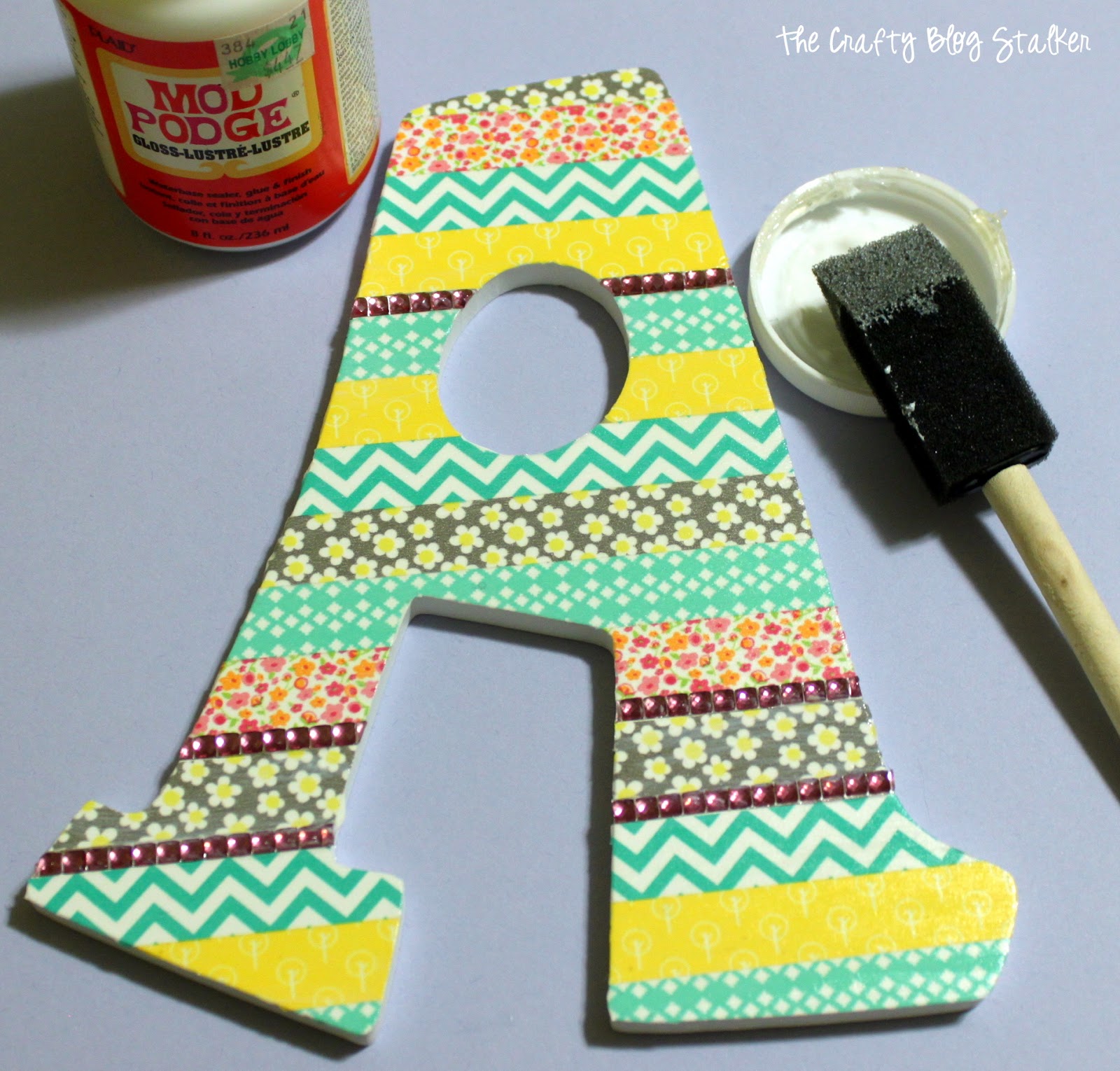 Decorative Washi Tape Letter The Crafty Blog Stalker