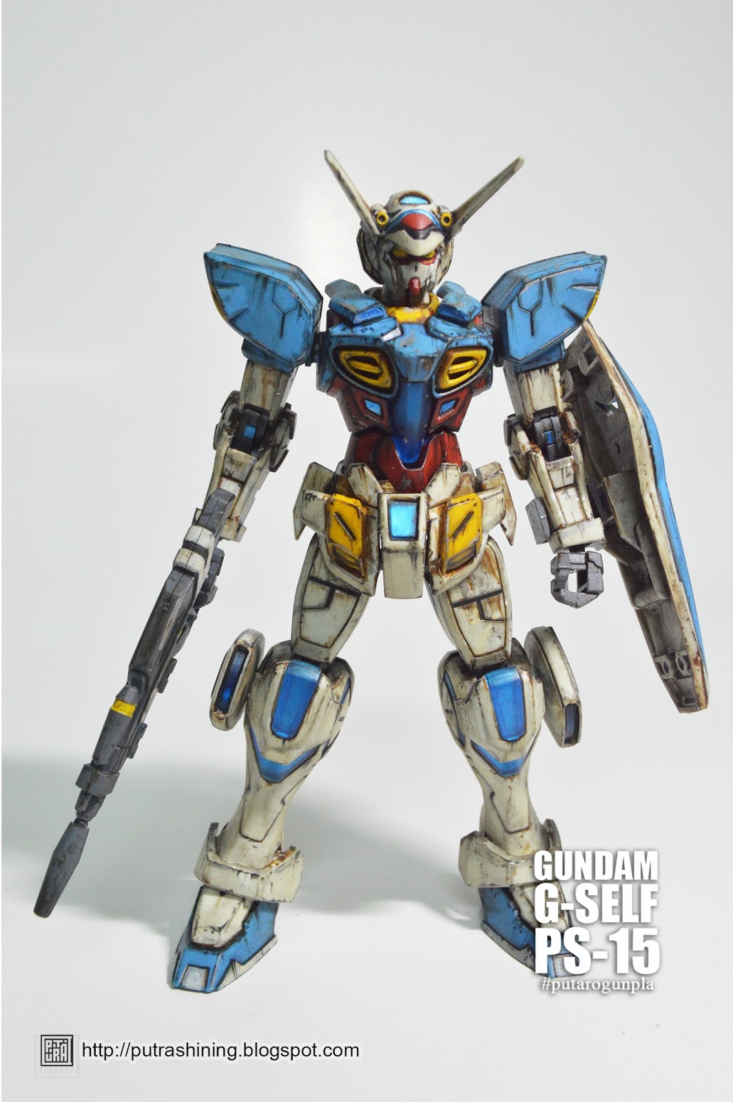 HG 1/144 GUNDAM GSELF Custom Paint by Putra Shining Putaro Plastic