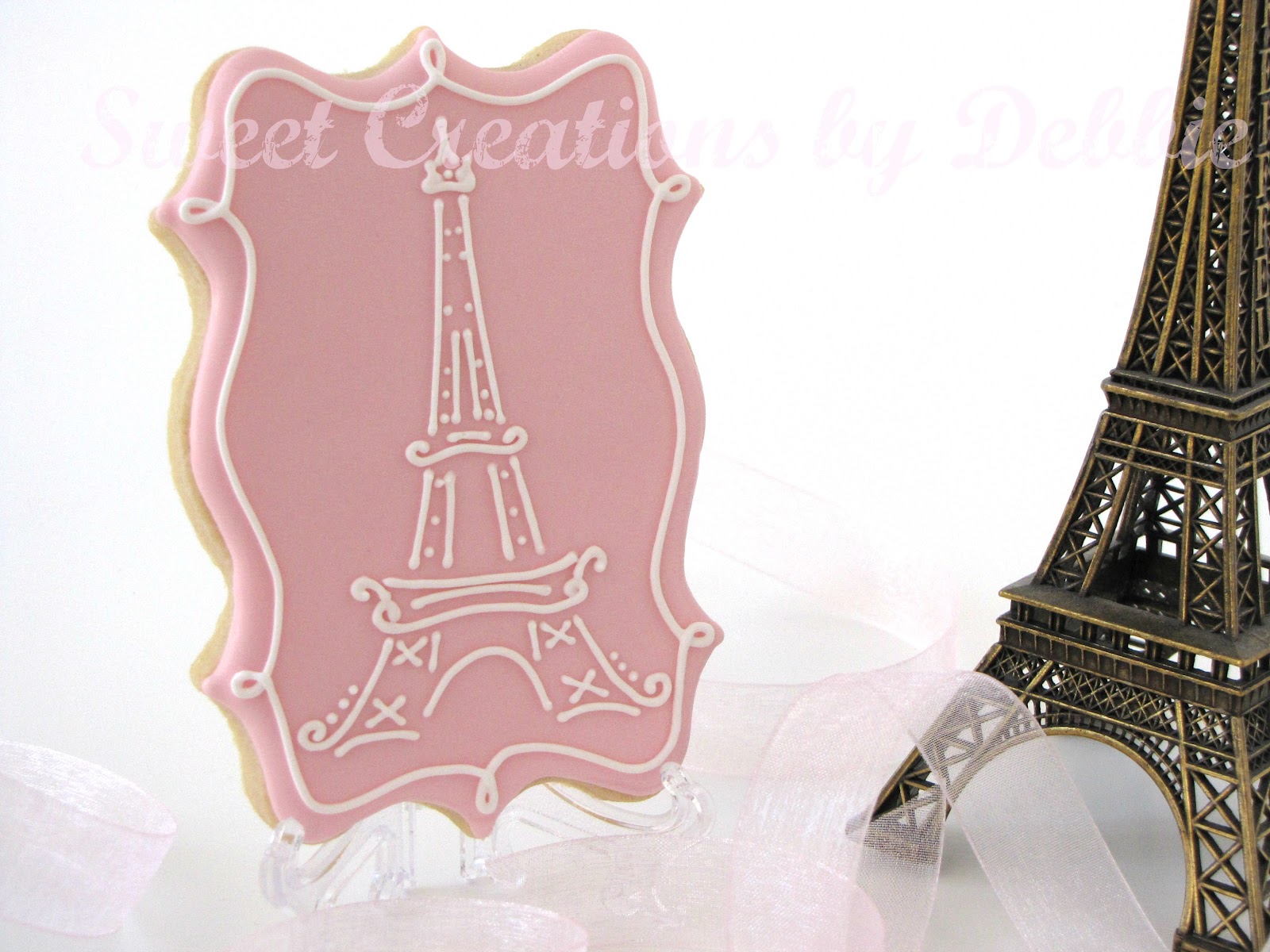 Sweet Creations by Debbie Pink Eiffel Tower Cookies