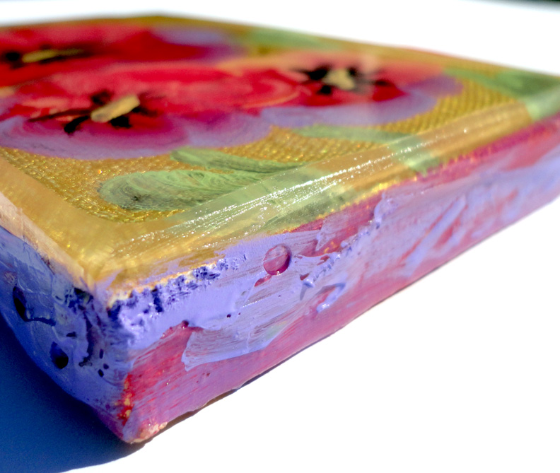 Resin Crafts Resin On Canvas Two Techniques