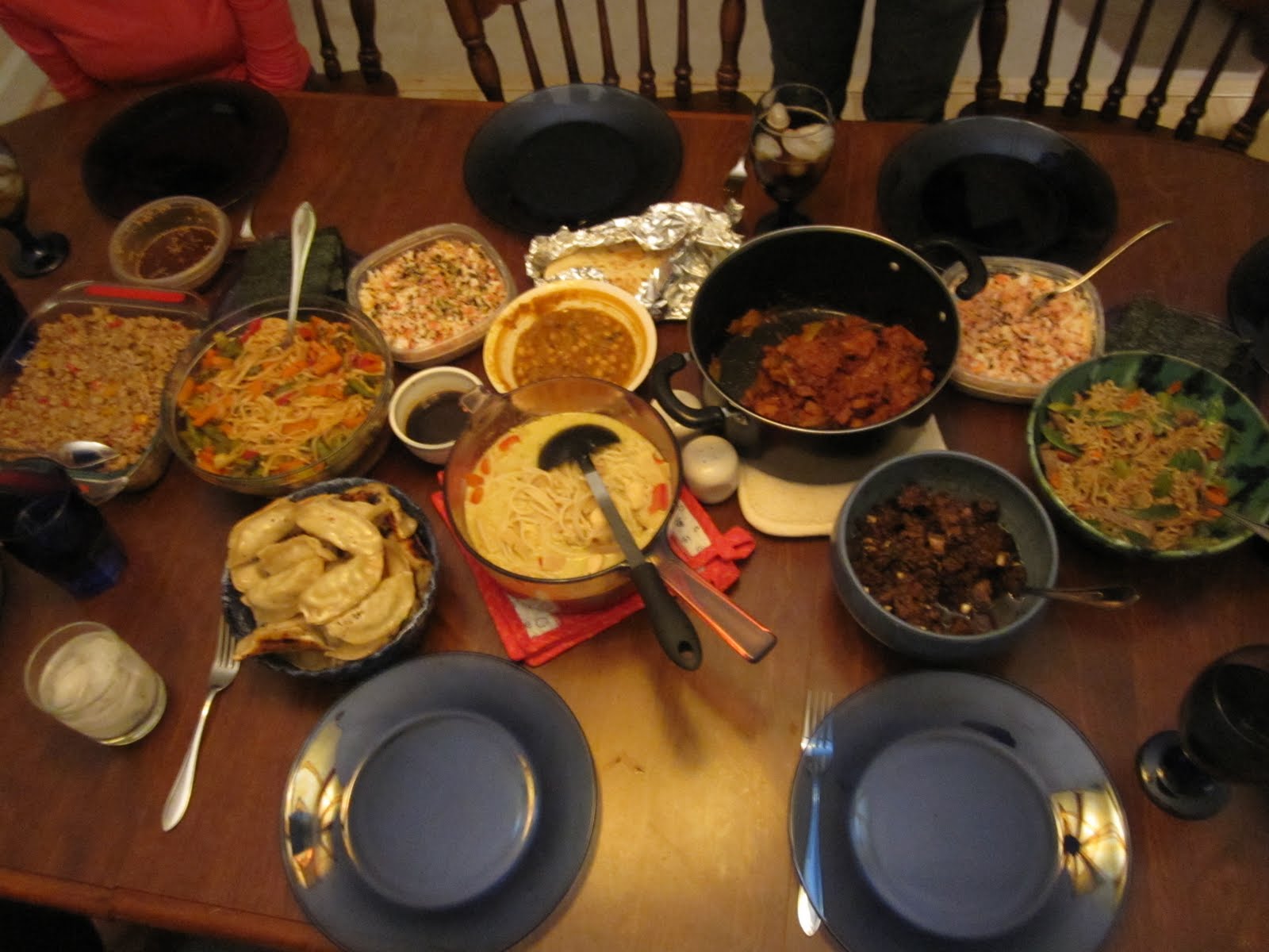 the eibls Asian Potluck