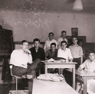 Natuurkundelokaal, klas 4B in 1962.