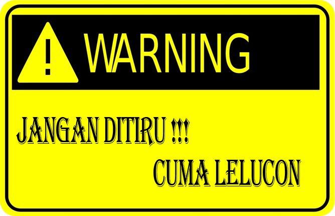 warning gokil