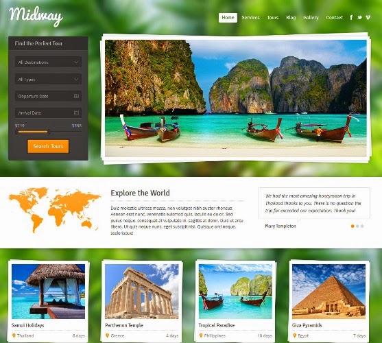Midway - Responsive Travel WP Theme