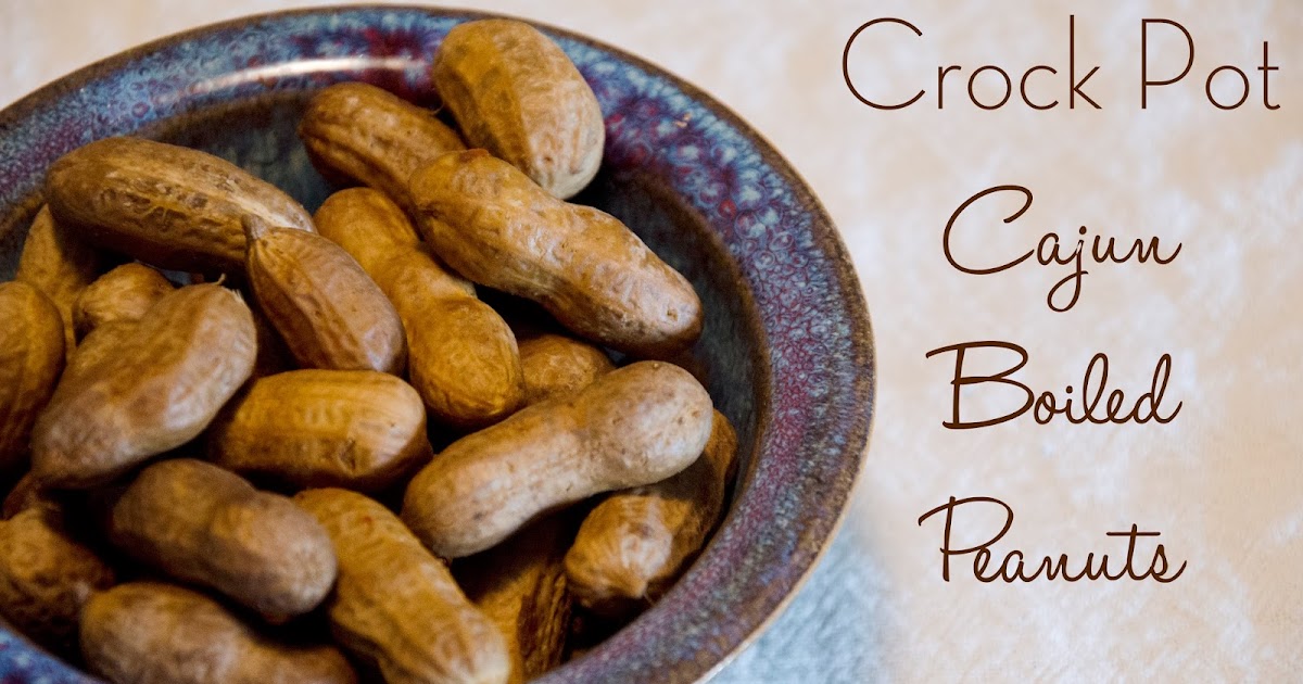 And Drink the Wild Air Crock Pot Cajun Boiled Peanuts