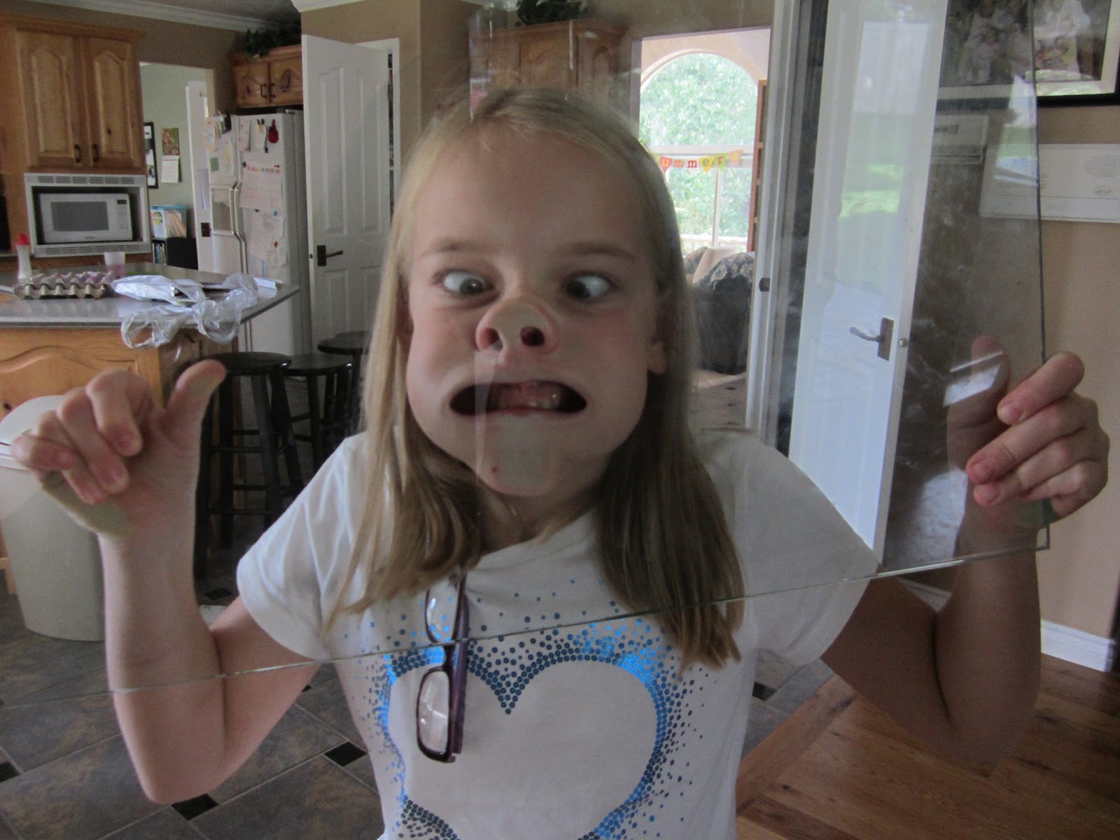 Our Life with 12 Kids * ** Fun With Broken Glass