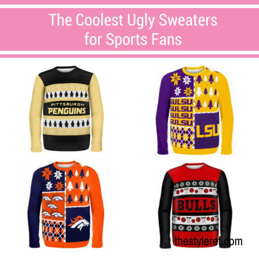 Ugly sweaters for sports fans