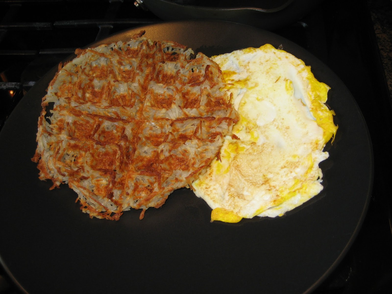 I Tricked Myself Silly (Sugar Edition) Waffle Iron Hash Browns