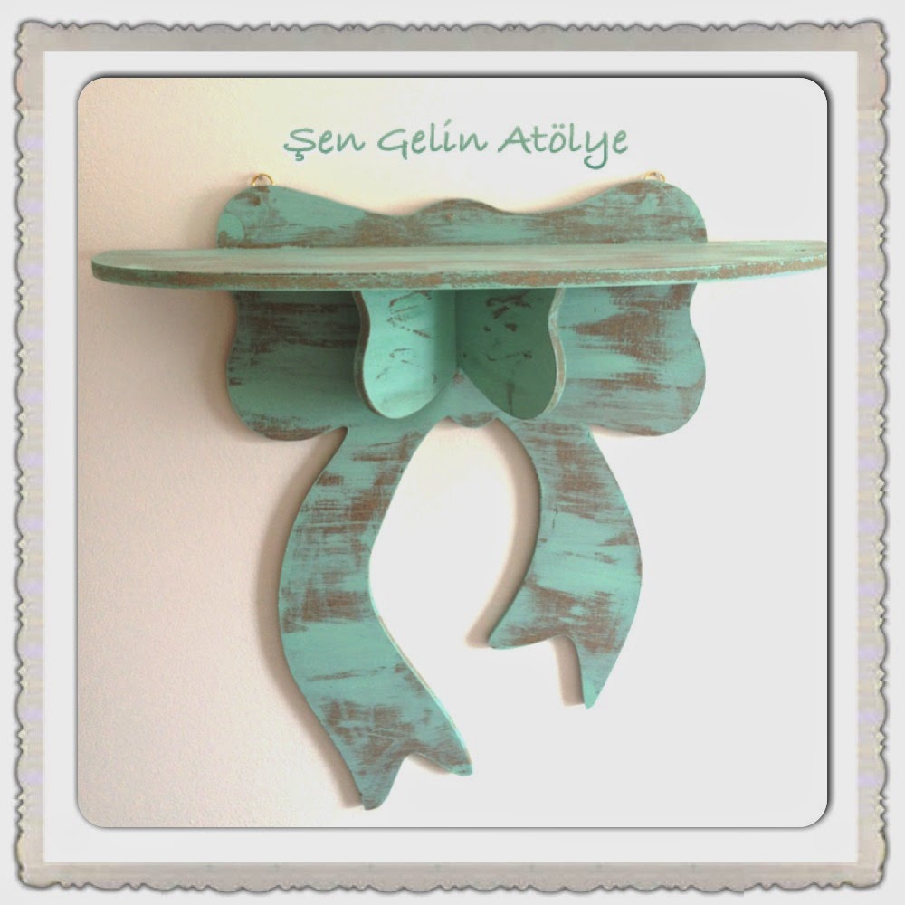 Şen Gelin Atölye: Eski görünümlü fiyonk rafım:)