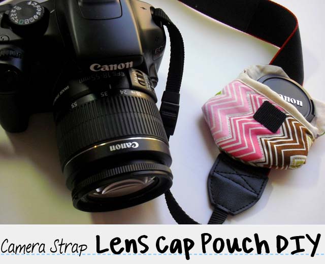 Camera Strap Lens Cap Pouch DIY