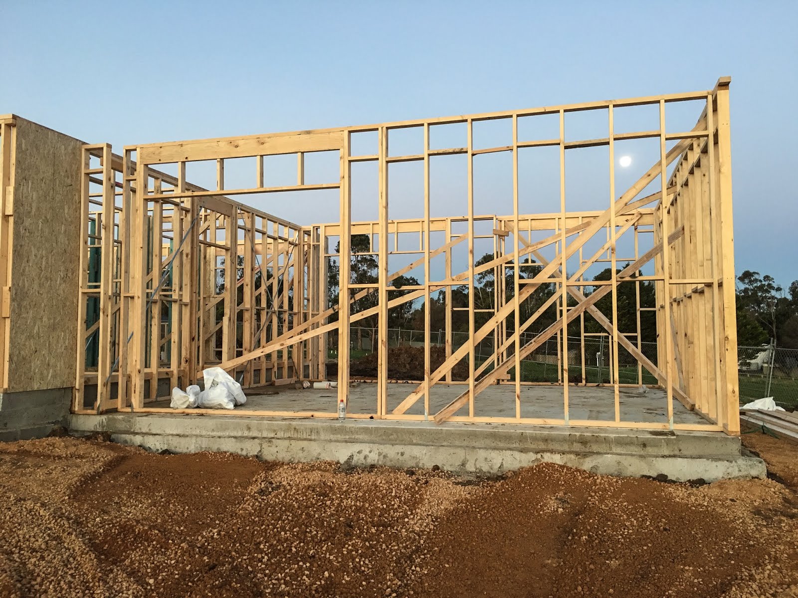 YourBuilds Our House Build Framing Plywood Bracing