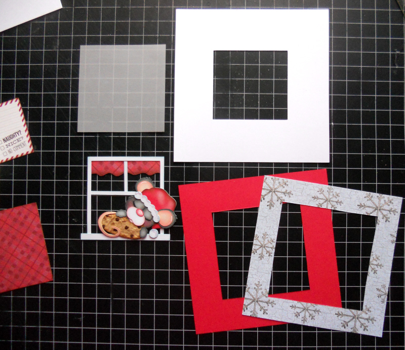 PAPER PIECING MEMORIES BY BABS Light Up Christmas Card