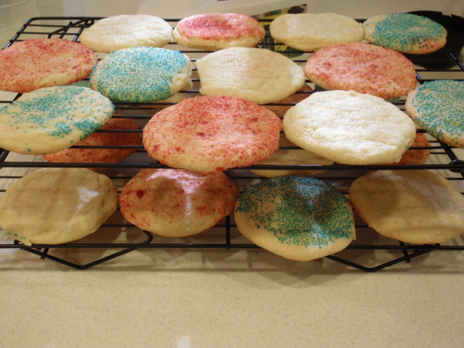 Peanut Life Adventures Colored Sugar Cookies