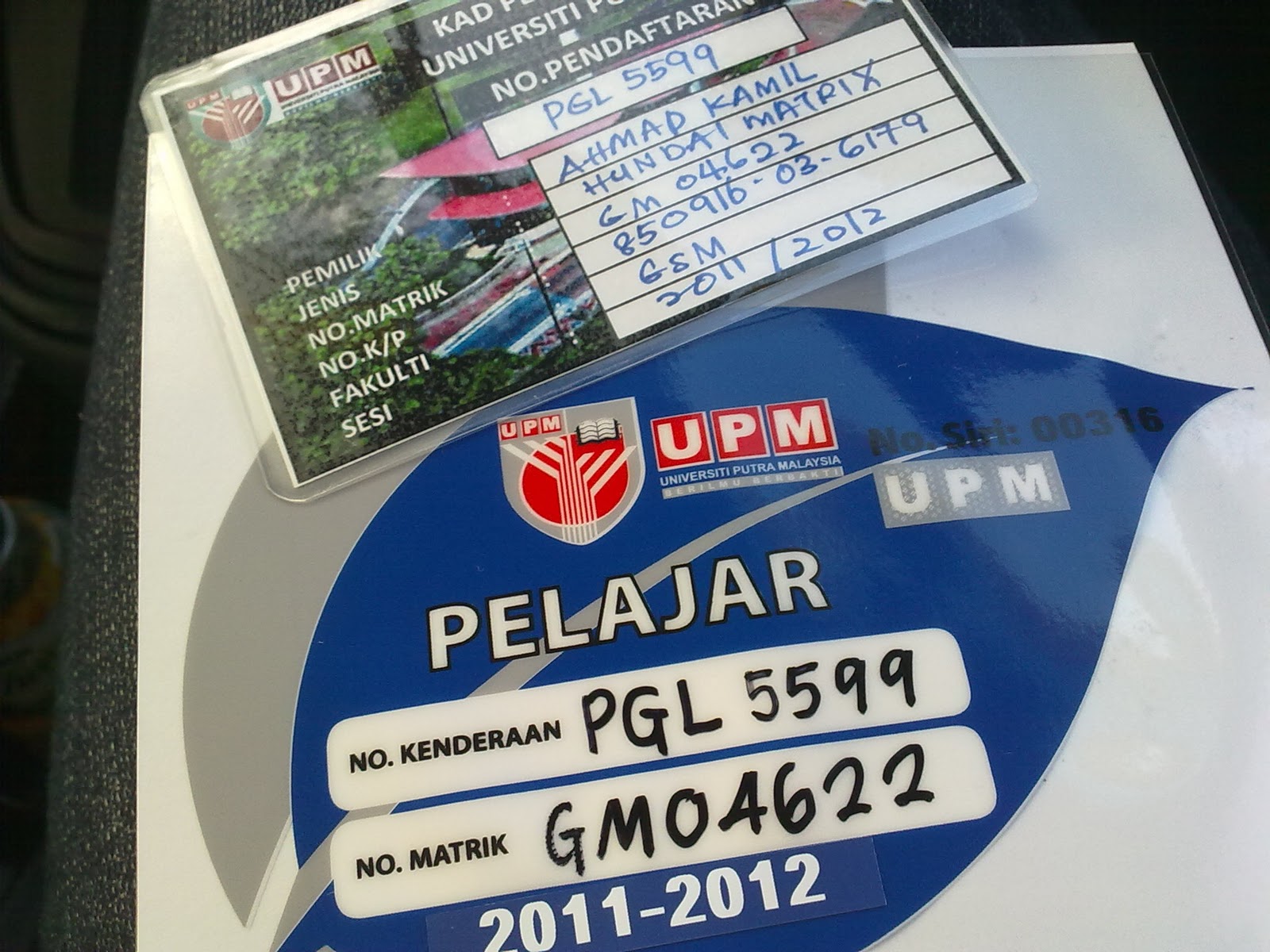 ...The Abe's Journey... Alhamdulillah, selesai jugak Sticker Kereta