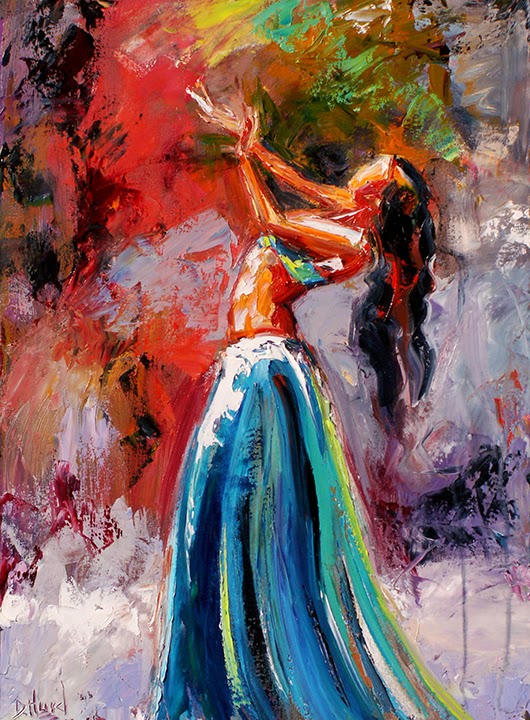 Daily Painters Abstract Gallery Female Figurative Painting