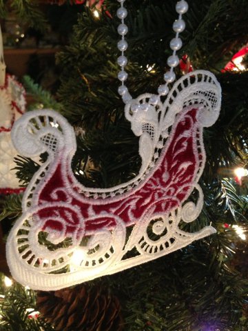 Embroidery It: Christmas Machine Embroidery Free Standing Lace