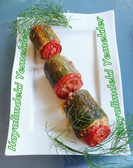  Fırında Kabak Dolması nasil yapilir