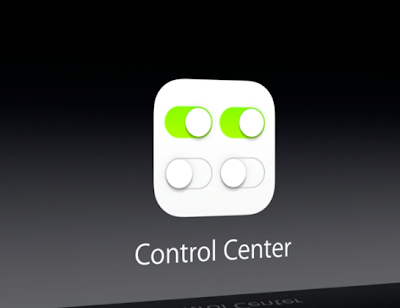 New In iOS 7: Control Center With Oft- Used Toggles