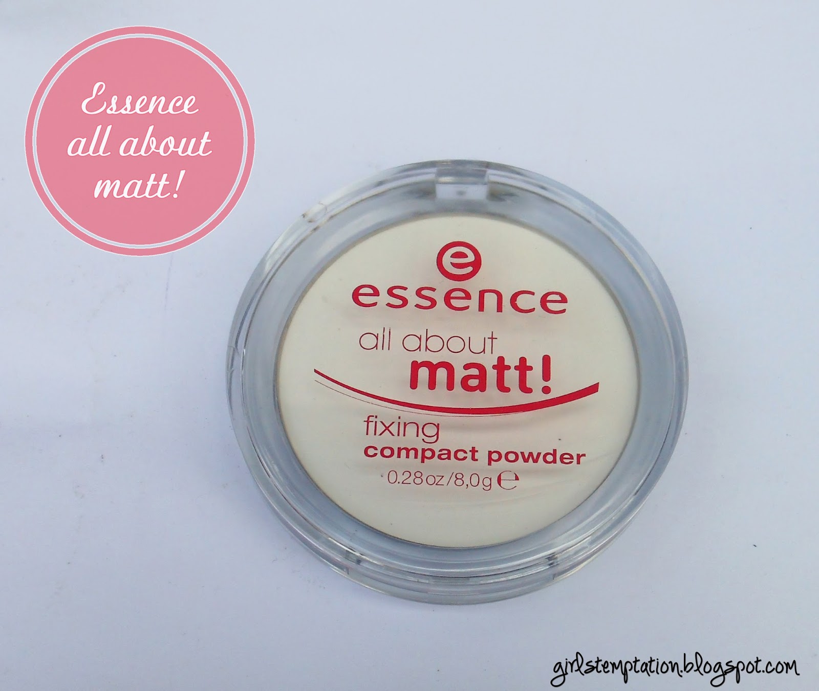 Essence All About Matt! Fixing Compact Powder (Review) Girl's temptations
