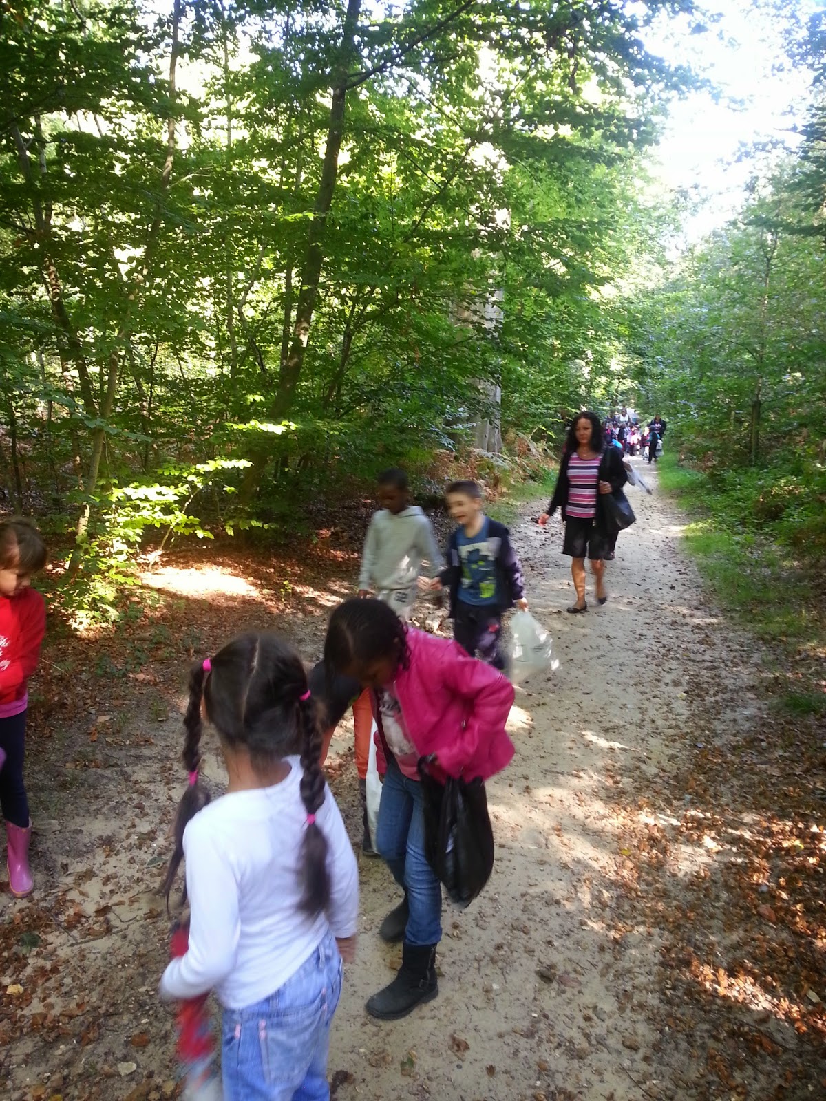 ma classe de CP à moi Une petite balade en forêt